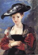 Peter Paul Rubens Susanna Fourment or Le Cbapeau de Paille (mk01) oil painting reproduction